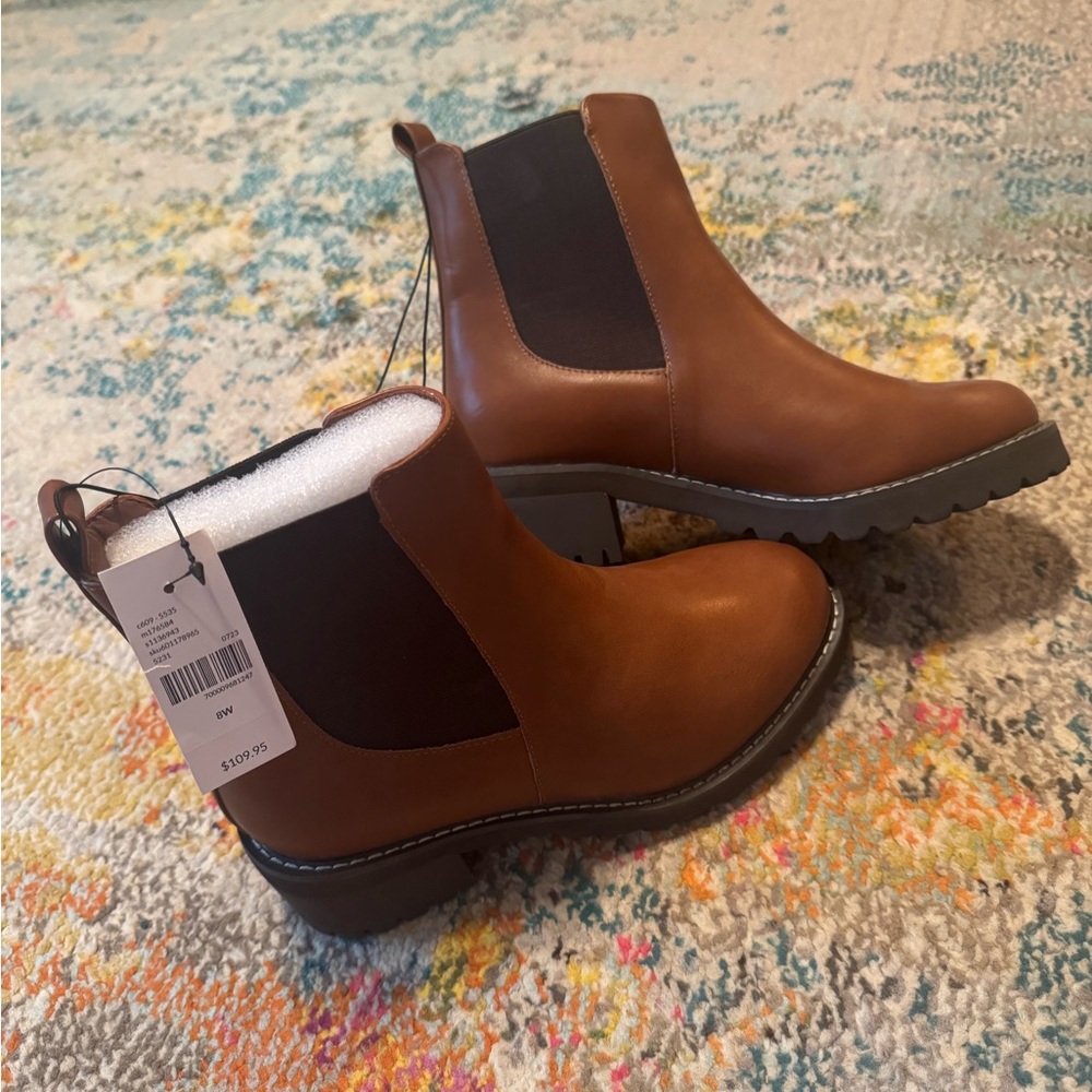 Lane Bryant Tan Ankle Boots